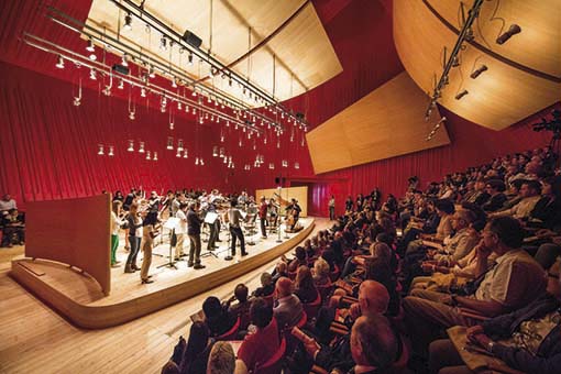 Auditorium de L‘Aquila, Konzertsaal, Architektur, PCT in Italien, Architekt Renzo Piano